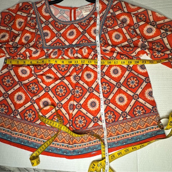 Flying tomato Boho, long sleeve blouse size small - Picture 5 of 6